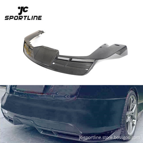 Carbon Fiber Rear Bumper Diffuser for Tesla Model S Plaid 2021-2023 EV Body Kits